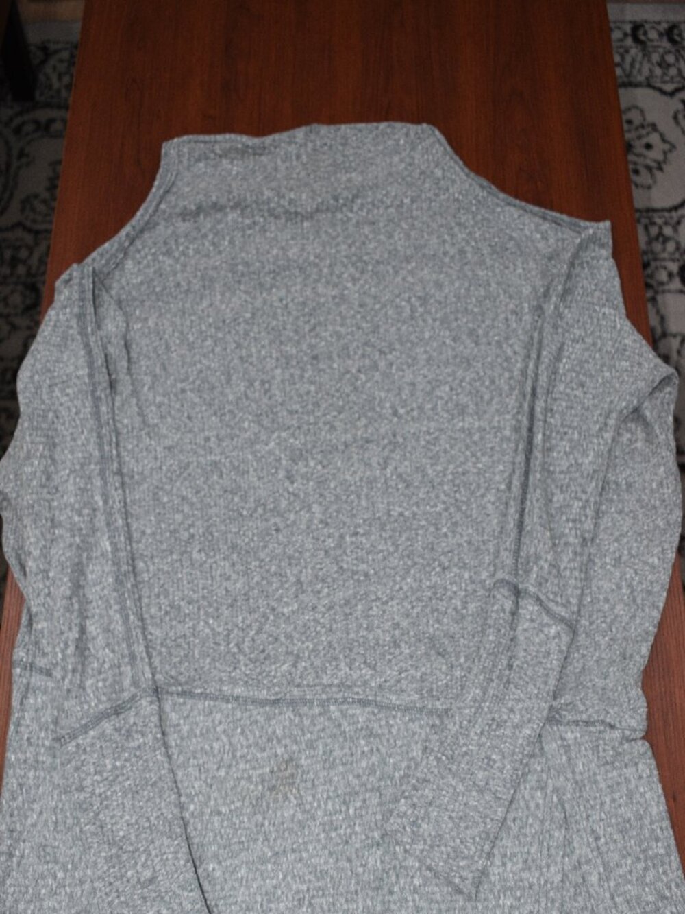 FP We The Free Funnel Neck Thermal – Gray Heather – Long Sleeve – Size XS